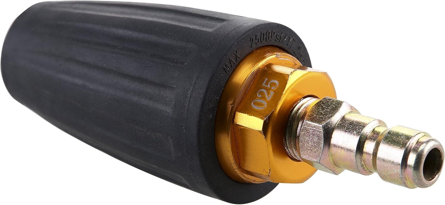 Heavy Duty 2500 PSI Turbo Nozzle for Pressure Washers – Quick Connect Capability