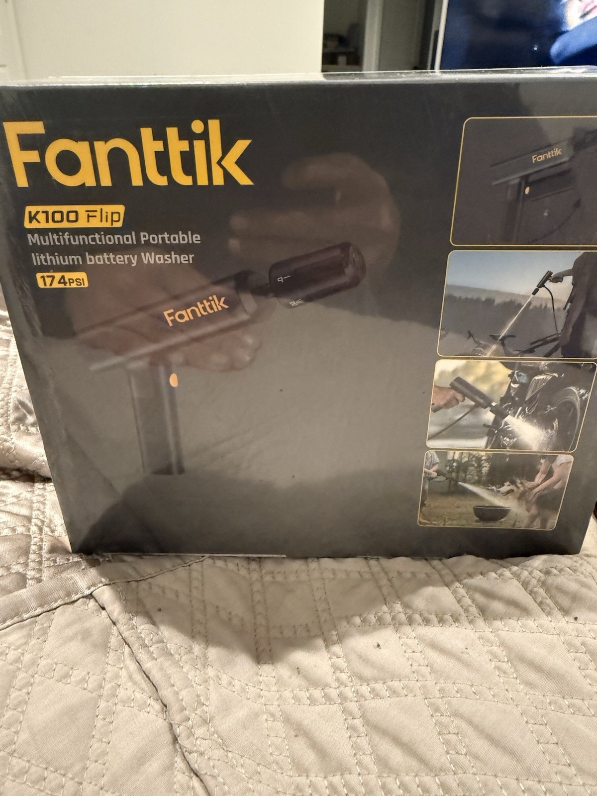 Fanttik K100 Flip Cordless Portable Sprayer Foldable 5-in-1 Nozzle 174 PSI – NEW
