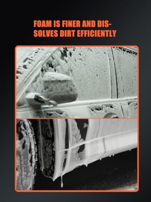 Pressure Foam Sprayer, 2.25L/76 oz Electric Pressurized Soap Sprayer Car Foam