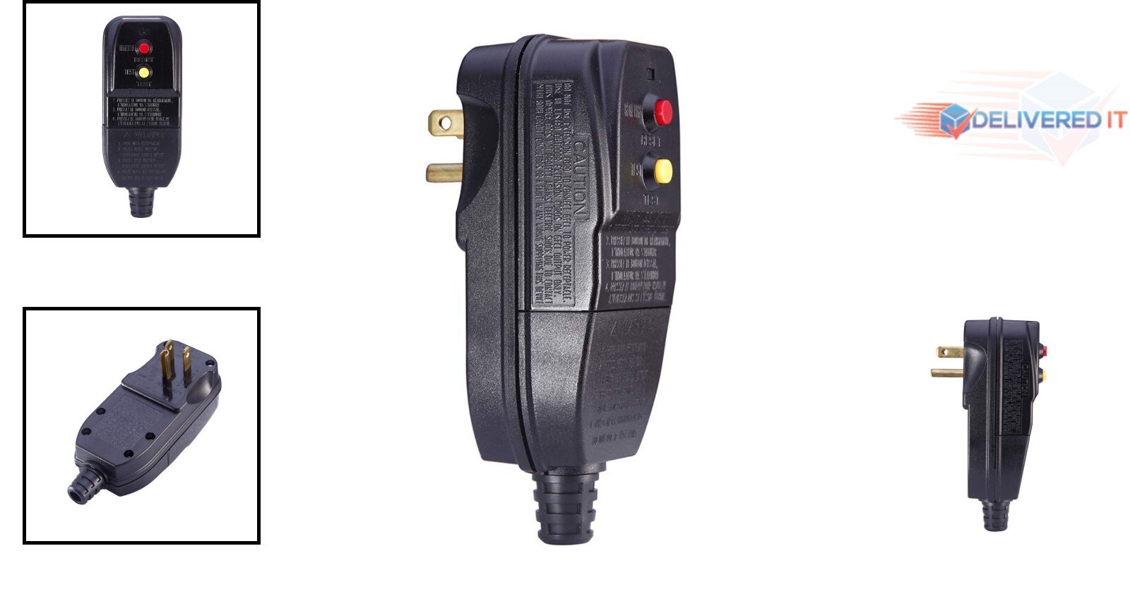 15 Amp Waterproof GFCI Plug for Pressure Washers & Pool Pumps – Listed Safety