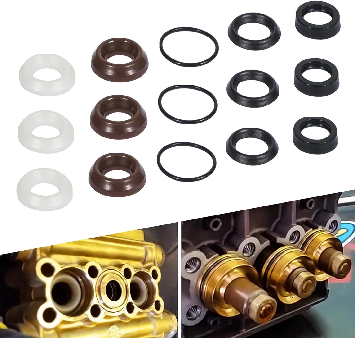 For Comet ZWD Seal Repair Packing Kit Pressure Washer Pump O-Rings #5019006400