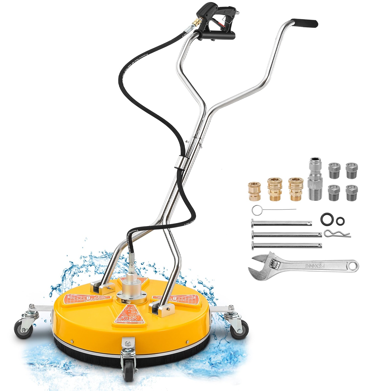 20″ Pressure Washer Surface Cleaner Dual Handle,Power Washer Surface Cleaner …