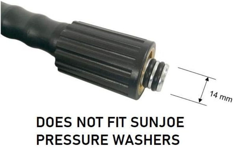 Steel Wire Braided 30FT Pressure Washer Hose, Kink Resistant