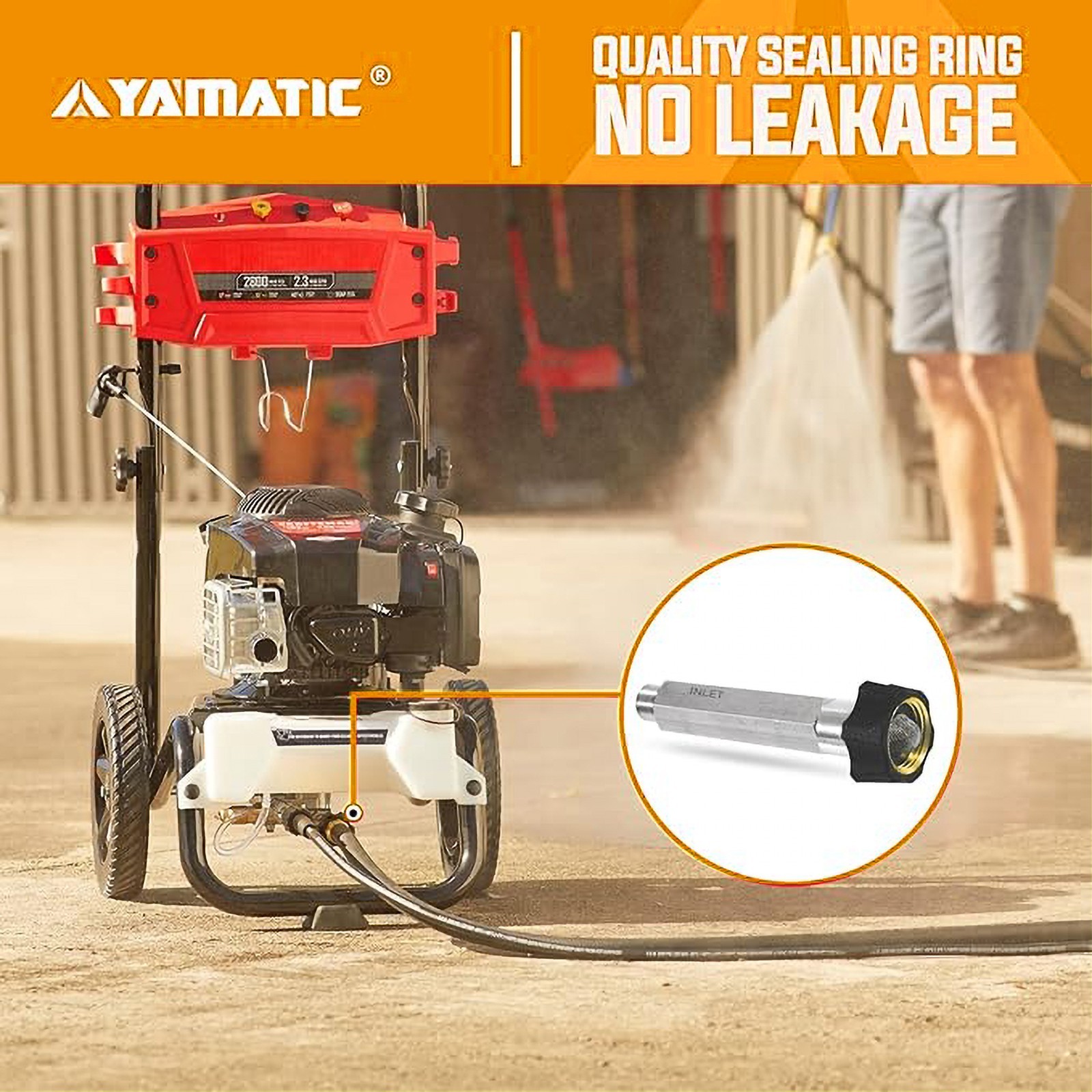 YAMATIC Inlet for Pressure Washer Pump for 201496GS 190632GS