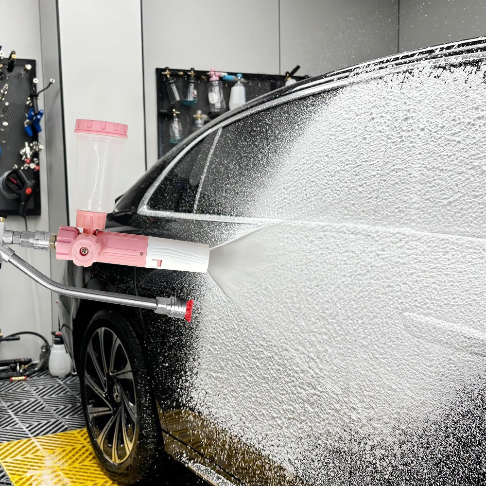 Foam Cannon for Pressure Washer with Dual Connector Accessory, Power Washer Soap