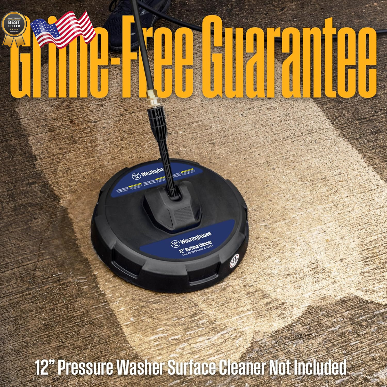 Westinghouse ePX3050 Electric Pressure Washer 2100 Max PSI 1.76 Max GPM