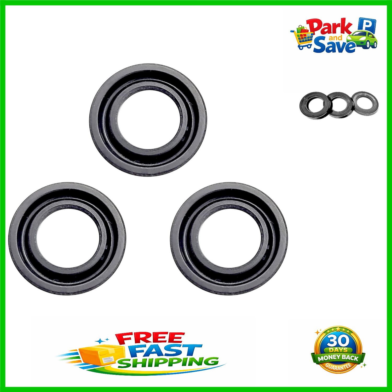 Durable 3-Piece AR42122 Pressure Washer Water Seal Kit for Optimal Performance