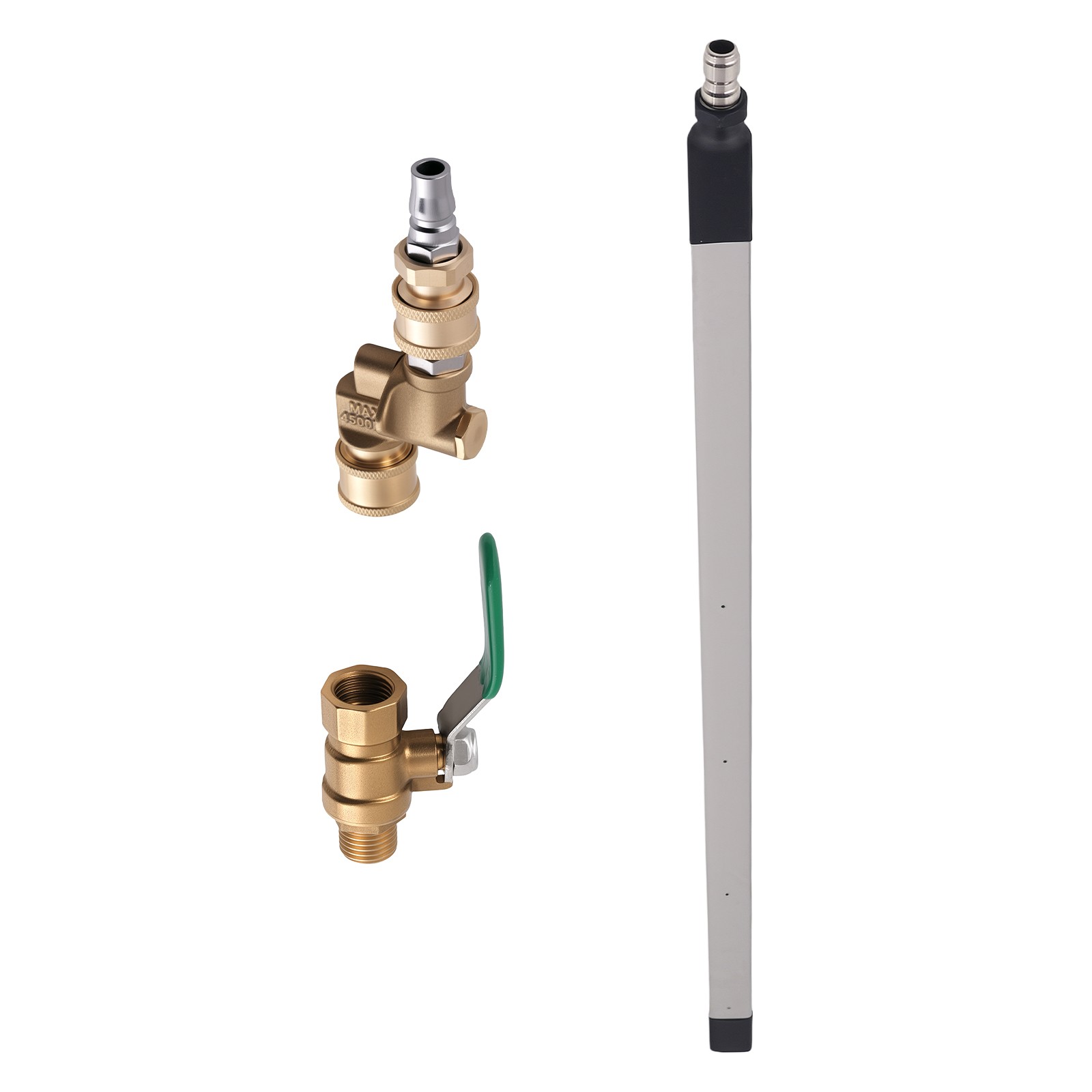 23.62″/60cm Radiator Flush Cleaning Wand High Pressure Stainless Steel Tool.