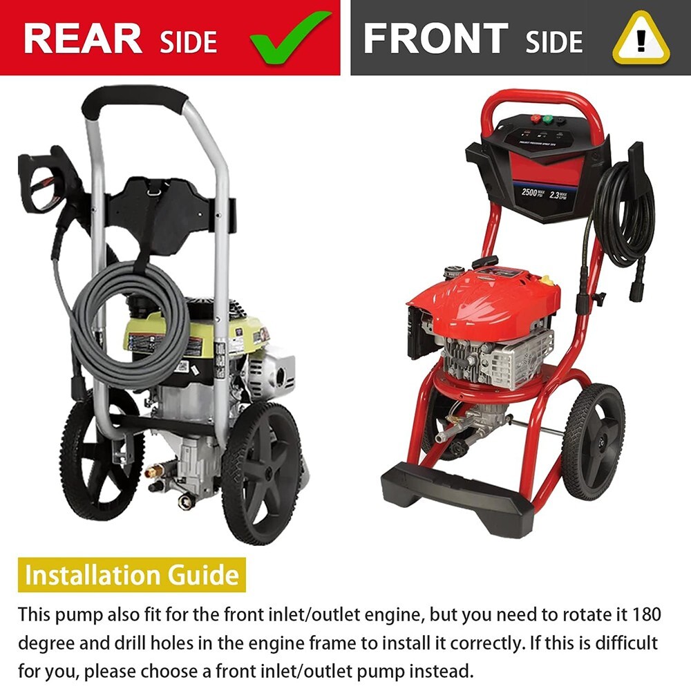 YAMATIC 7/8″ Shaft Vertical Pressure Washer Pump 3000 PSI 2.5 GPM