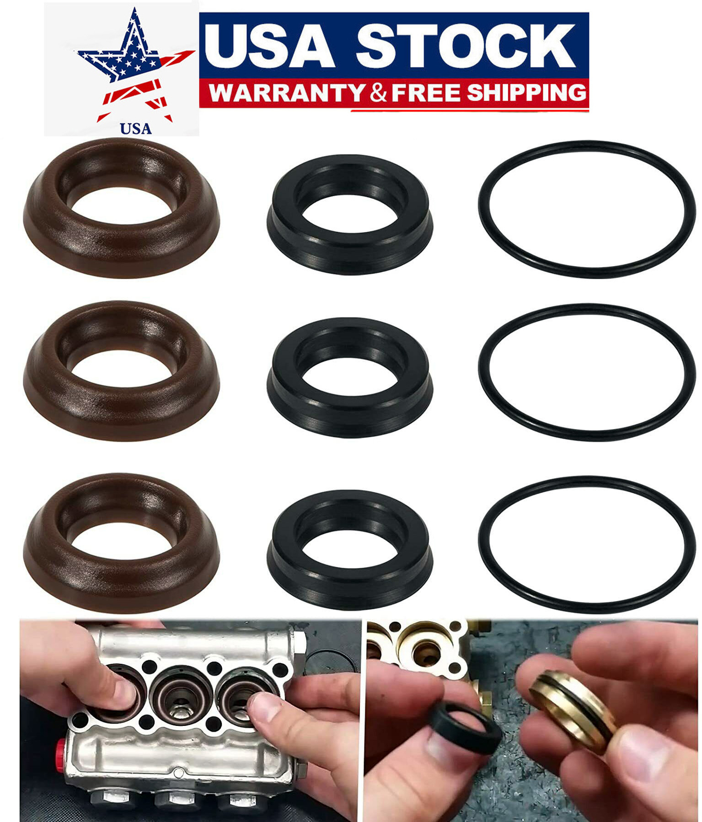 AR1857 Packing Kit 18mm XR Seal Repair For Annovi Reverberi Pressure Washer Pump