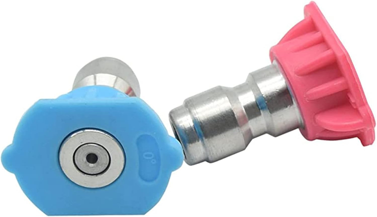 Onyehn Second-Story Pressure Washer Spray Nozzle Tips, Quick Connect, 4000PSI