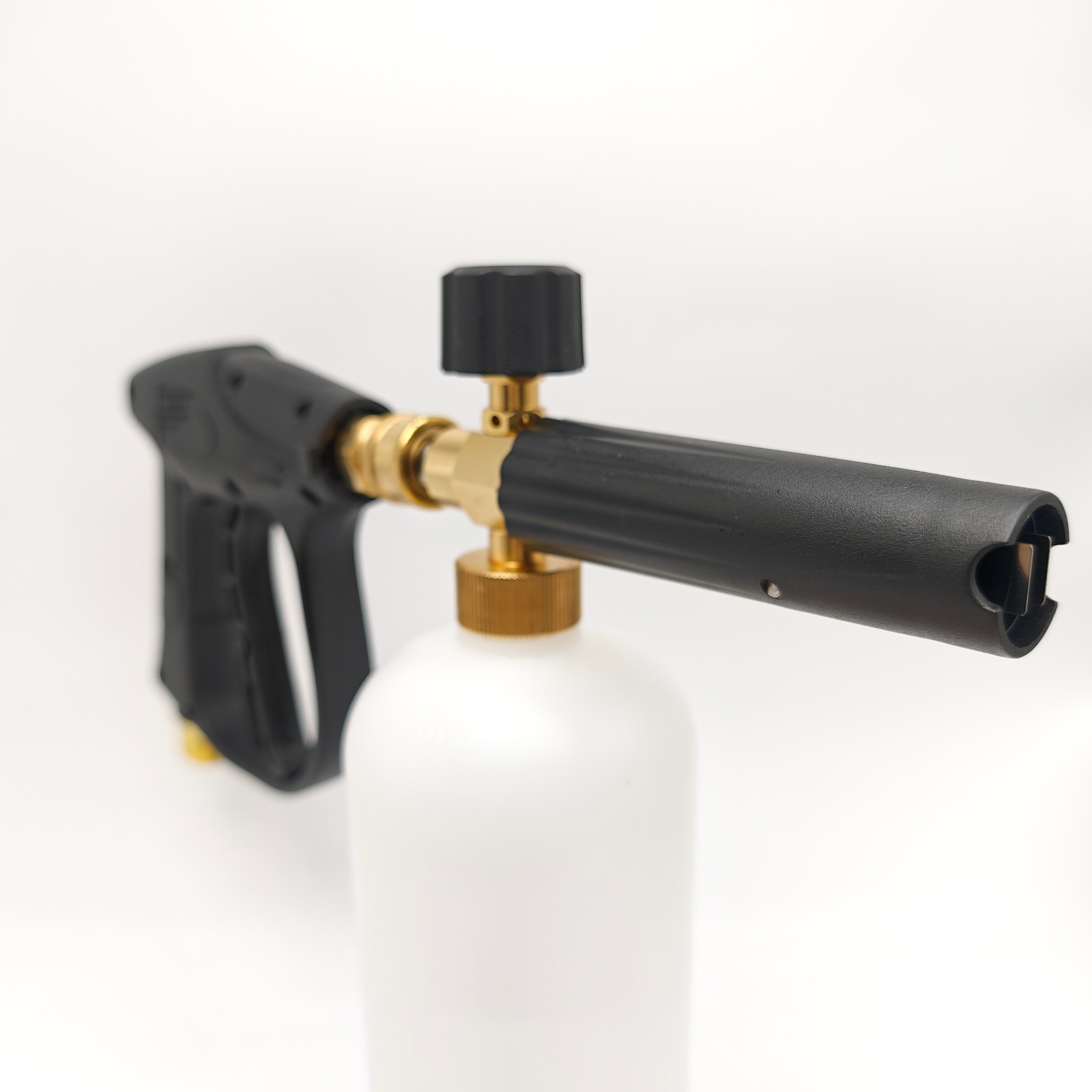 1/4″ Snow Foam Pressure Washer Gun Car Wash Soap Lance Cannon Spray Jet Bottle