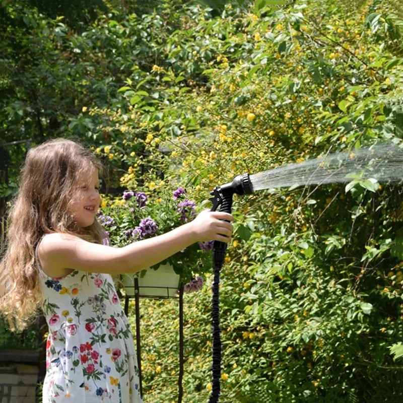 25FT 50FT 75FT 100FT Expandable Garden Pipe Car Expandable Rod With Gun