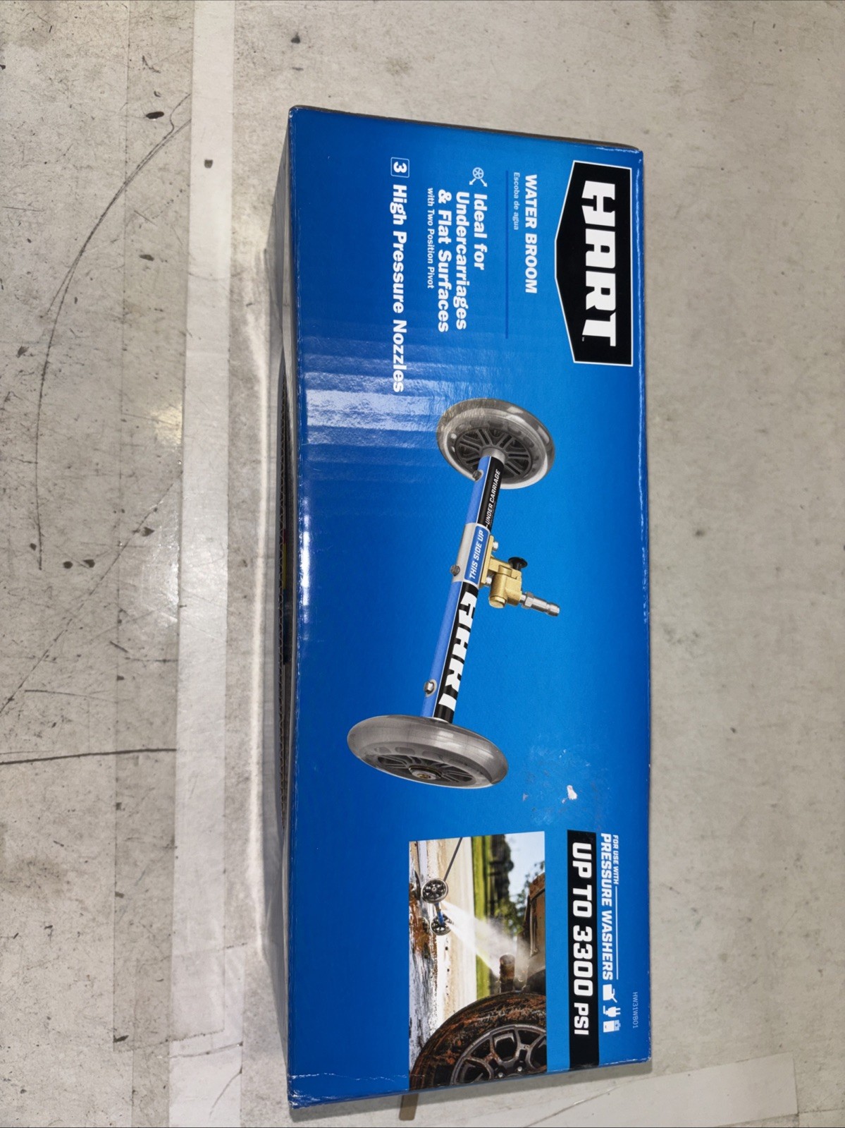 NEW HART 11 ” Inch Water Broom Undercarriage Surface Cleaner Pressure.B1 0033
