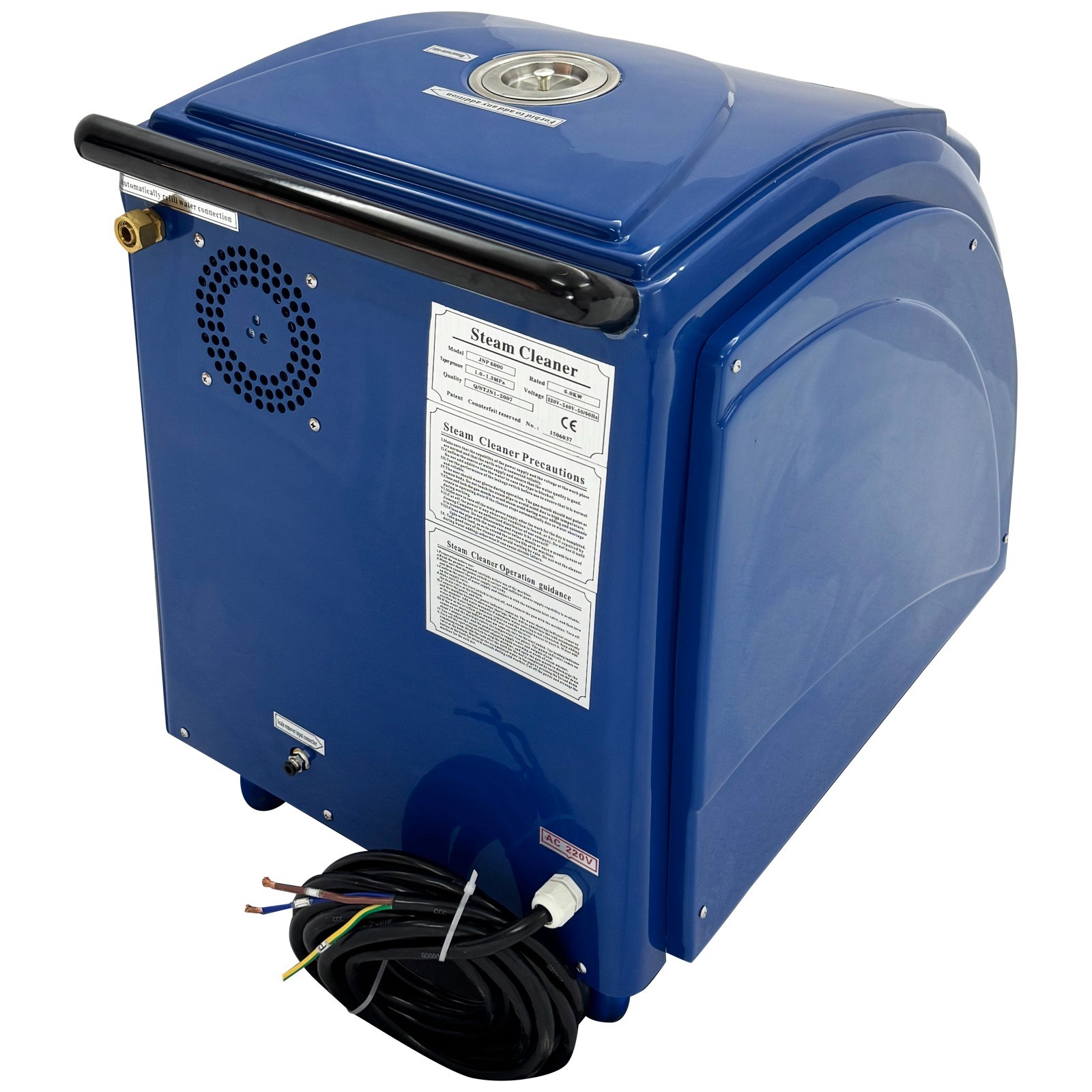 220V 1PH Commercial High-Pressure Steam Car Washer Cleaning Machine 6KW