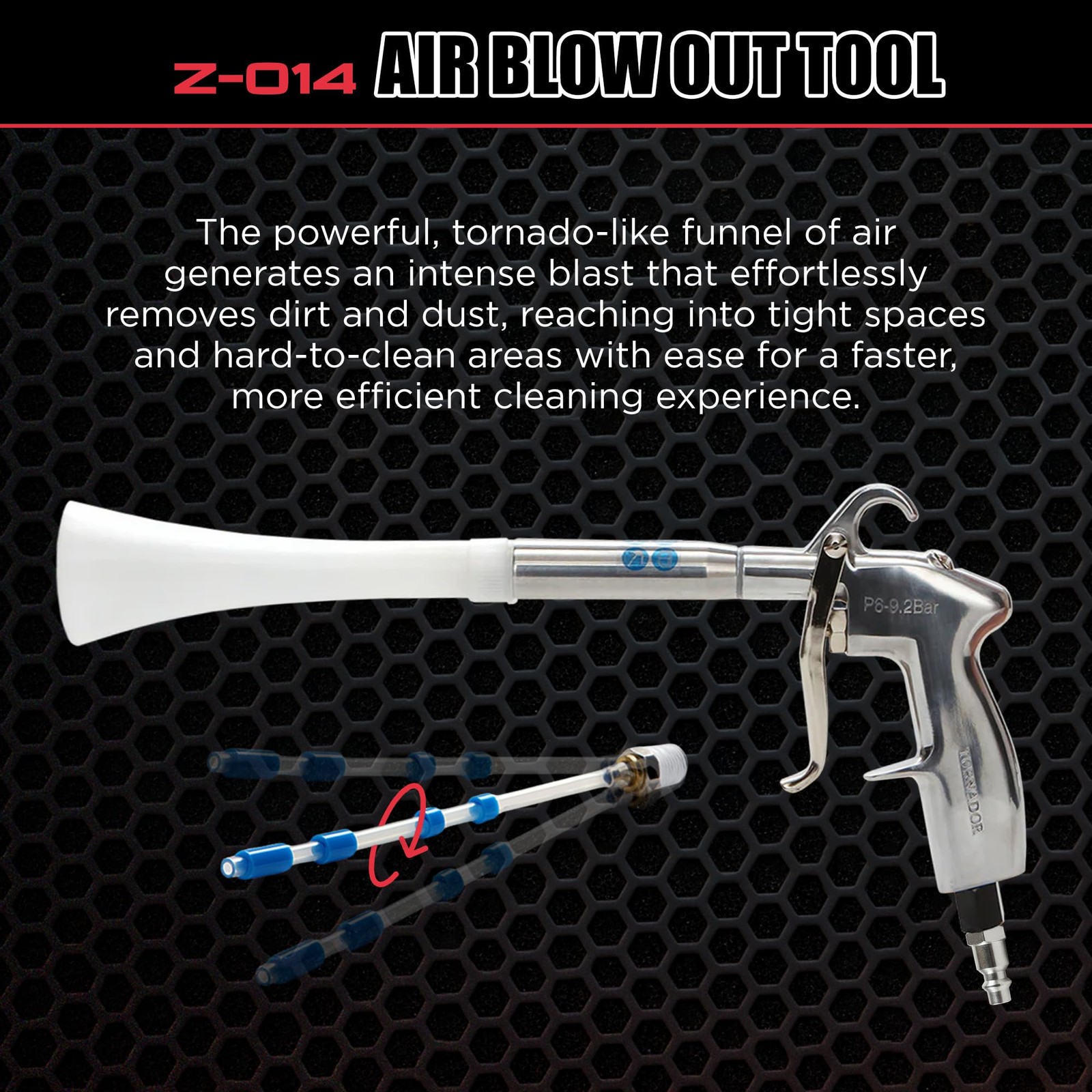 Tornador Z-014 Air Blow Out Tool | High-Performance Blower for Fast Car…
