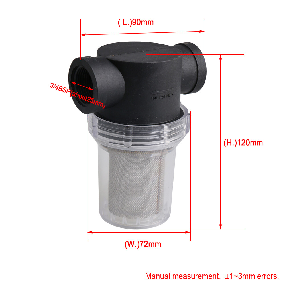 Water Filters Black for Greenhouse Irrigation Agricultural Irrigation