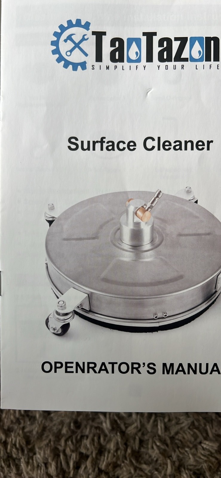 Taotazon Surface Cleaner for power washer