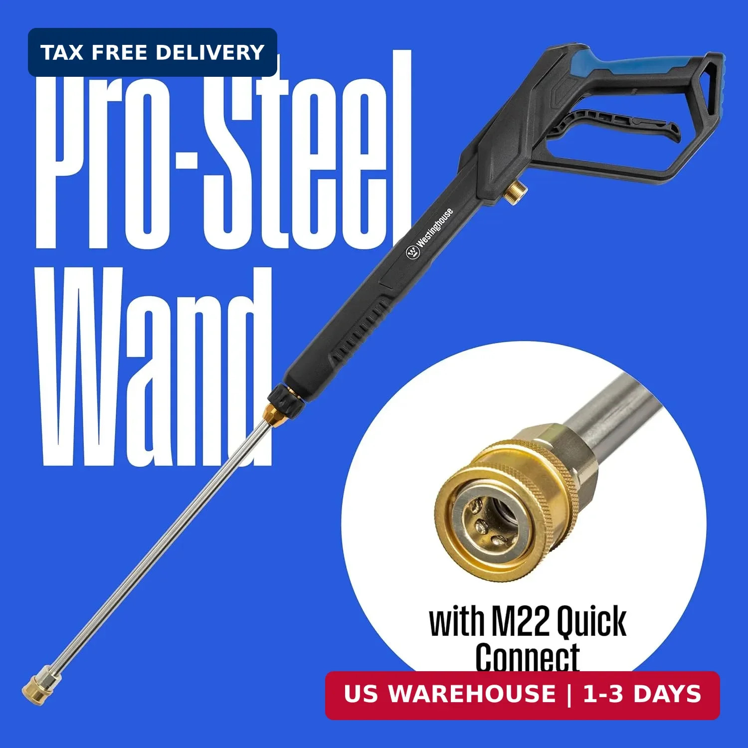 Westinghouse ePX3500 Electric Pressure Washer, 2500 Max PSI 1.76 Max GPM with An