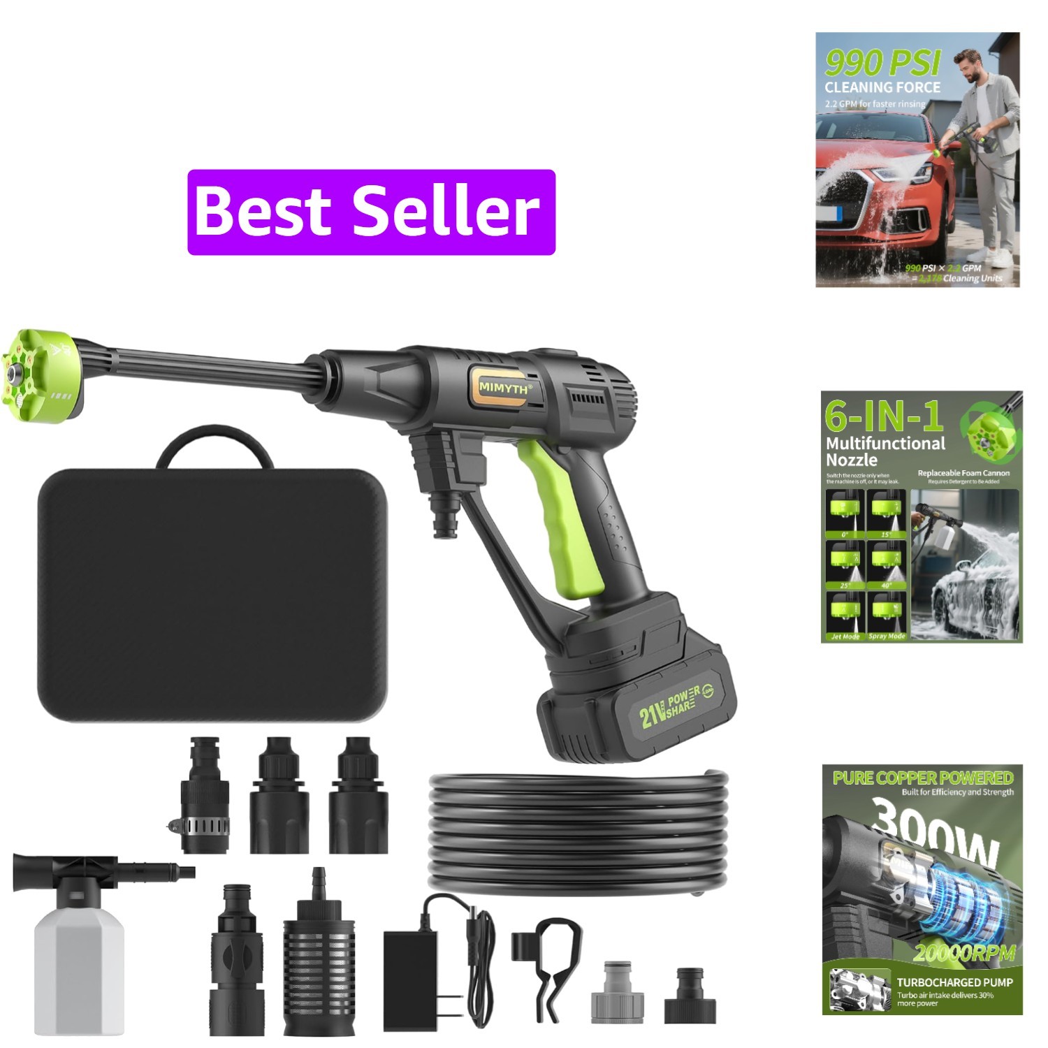 Cordless Portable Washer, Handheld Washer, Battery Operated Washer for Car Ho…