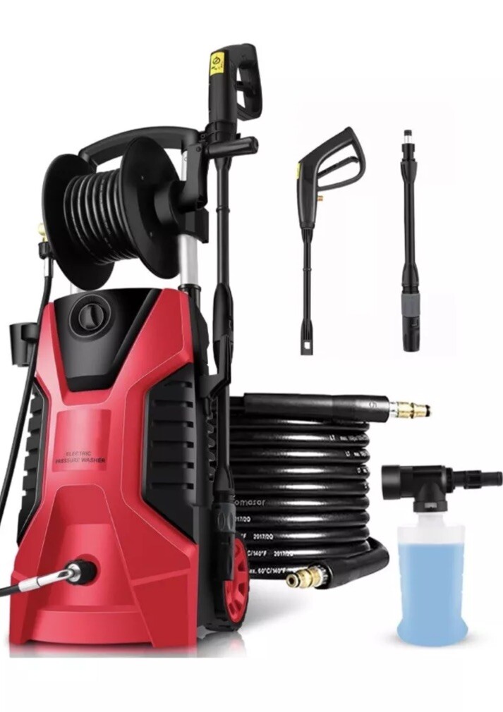 All Power Electric Pressure Washer 2000-PSI 2.2 GPM Cold Water Corded w/ Hose