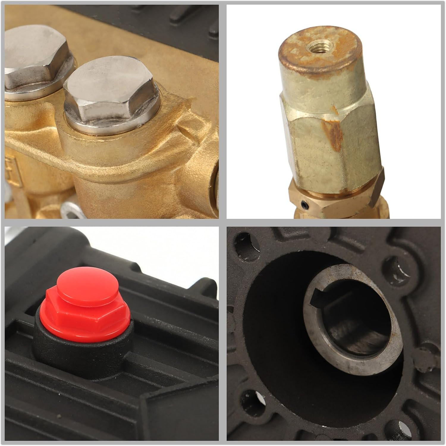 4400 PSI 4 GPM 1-Inch Shaft Pressure Wash Pump Used to Help Clean Walls, Roads E