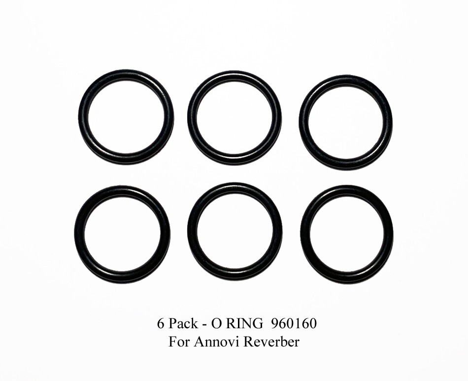 6 Pack – 960160 O-Ring for Annovi Reverberi Valve Cap / Food Grade EPDM Material