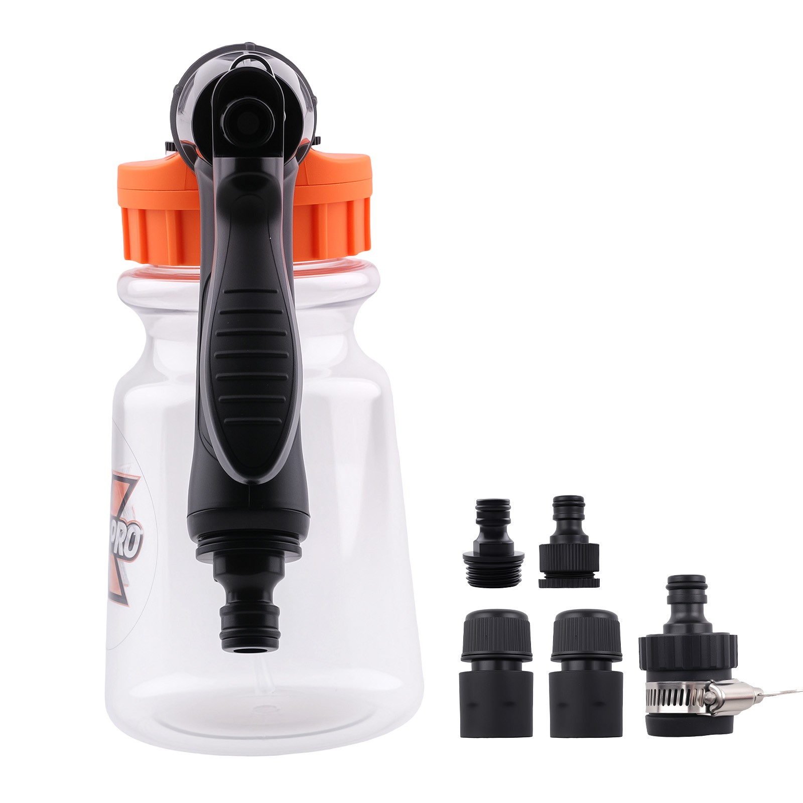 1L Car Wash Foam Cannon Gun Kit Quick Connector 6-10 Bar Pressure Sprayer