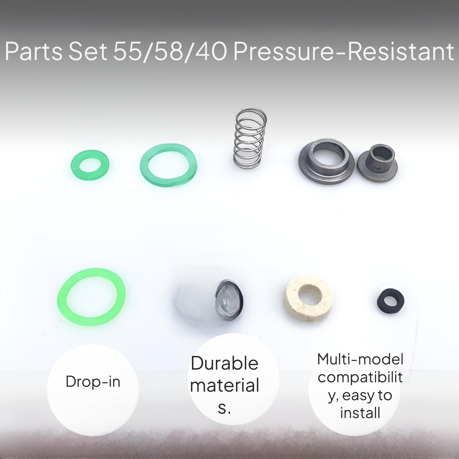Pressure Washer Pump Head Parts Kit, Valve Gasket Spring