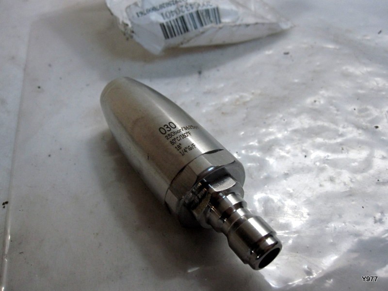 1.08mm Jetter Nozzle for Pressure Washer Stainless Steel 1/4