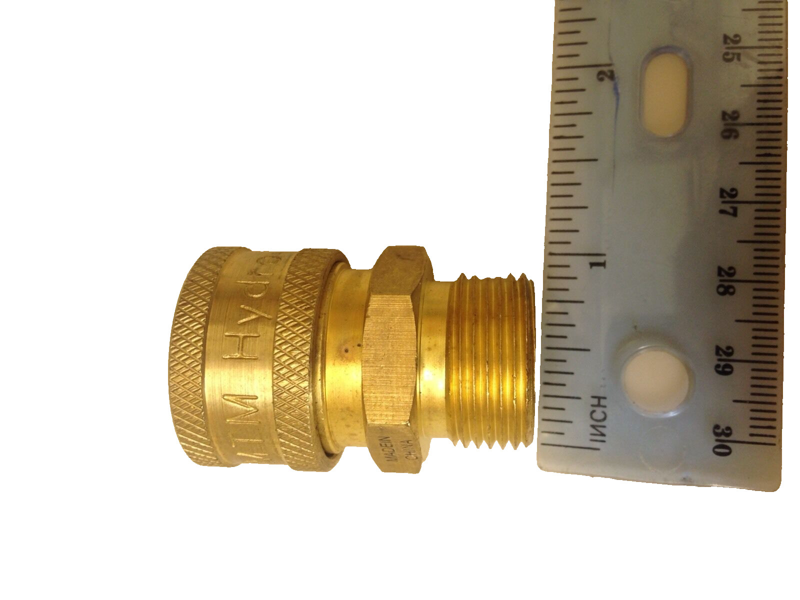MTM M22 Pressure Washer Quick Connect Kit -M22 -14mm Plug And Brass M22 -15mm