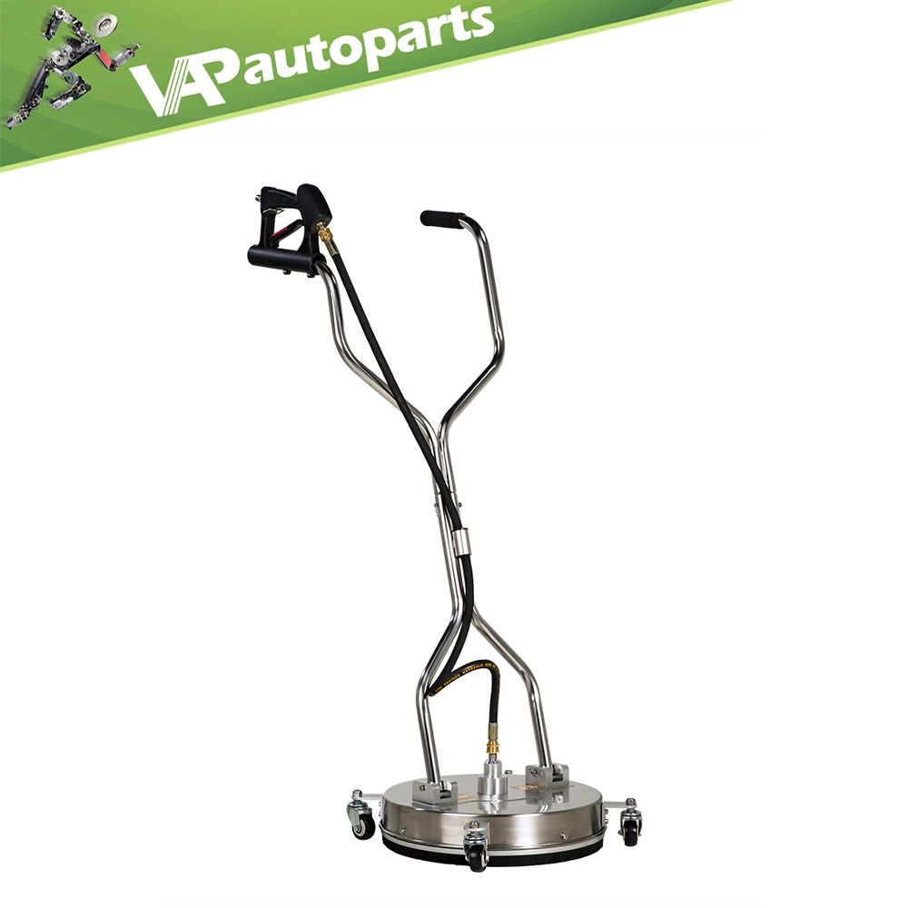 4000 psi 16.5″ Pressure Washer Surface Cleaner With Handles & 4 Spinner Wheels