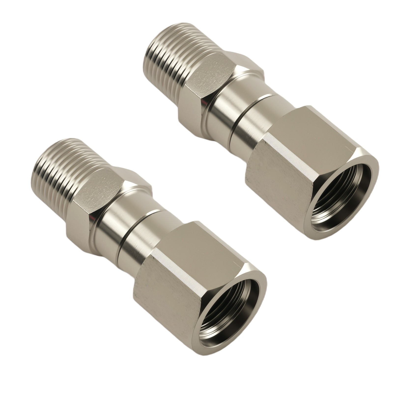 2* 360° Swivel Adapter 3/8″ NPT Stainless Steel for Pressure Washer