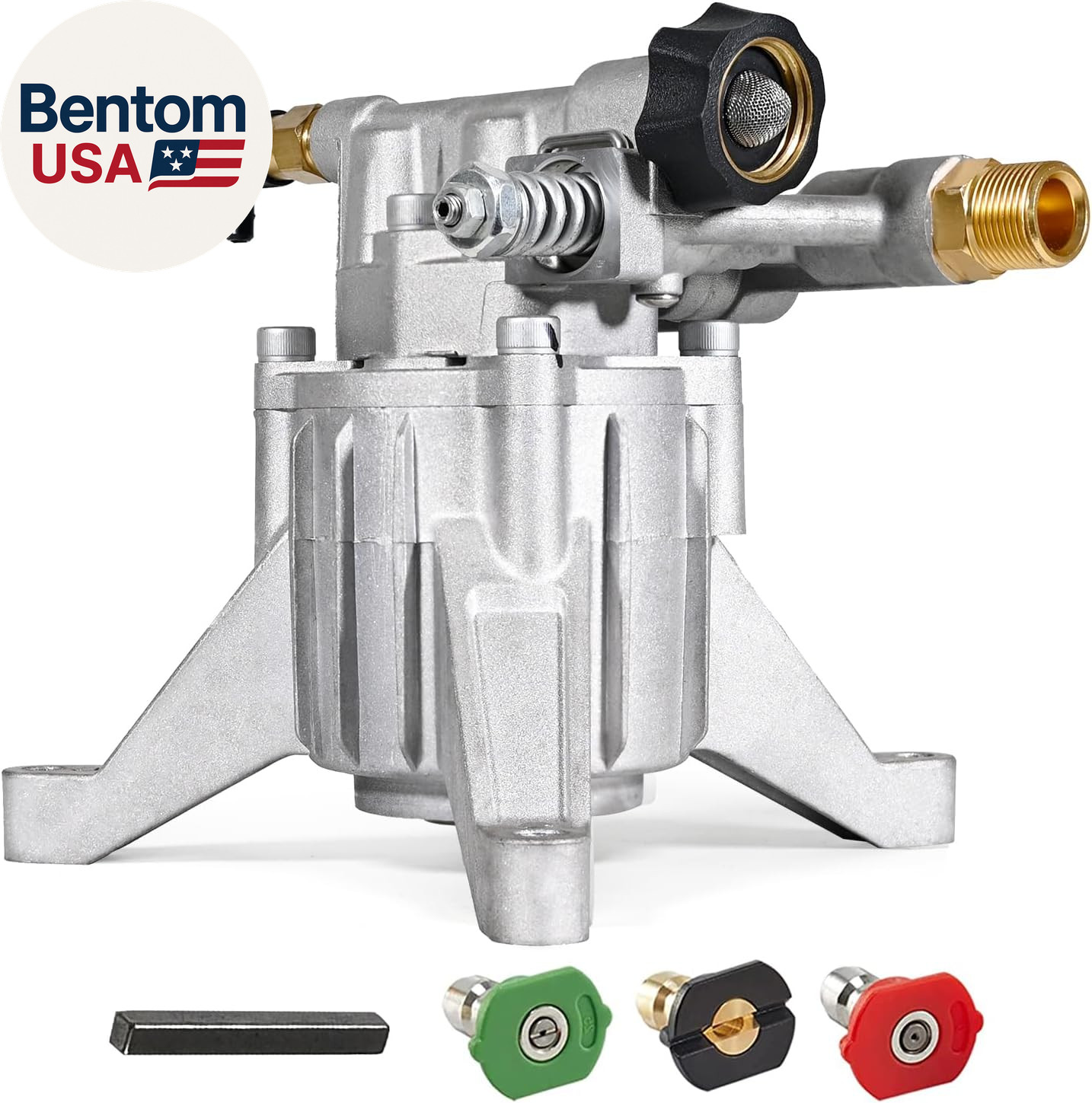7/8″ Shaft Vertical Pressure Washer Pump – Rear Inlet/Outlet Max 3400 PSI @ 2.5