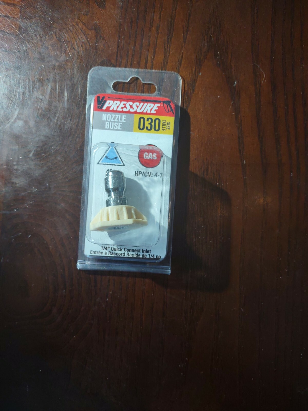 Pressure Nozzle Nude Size 030 Gas 1/4″ Quick Connect Inlet