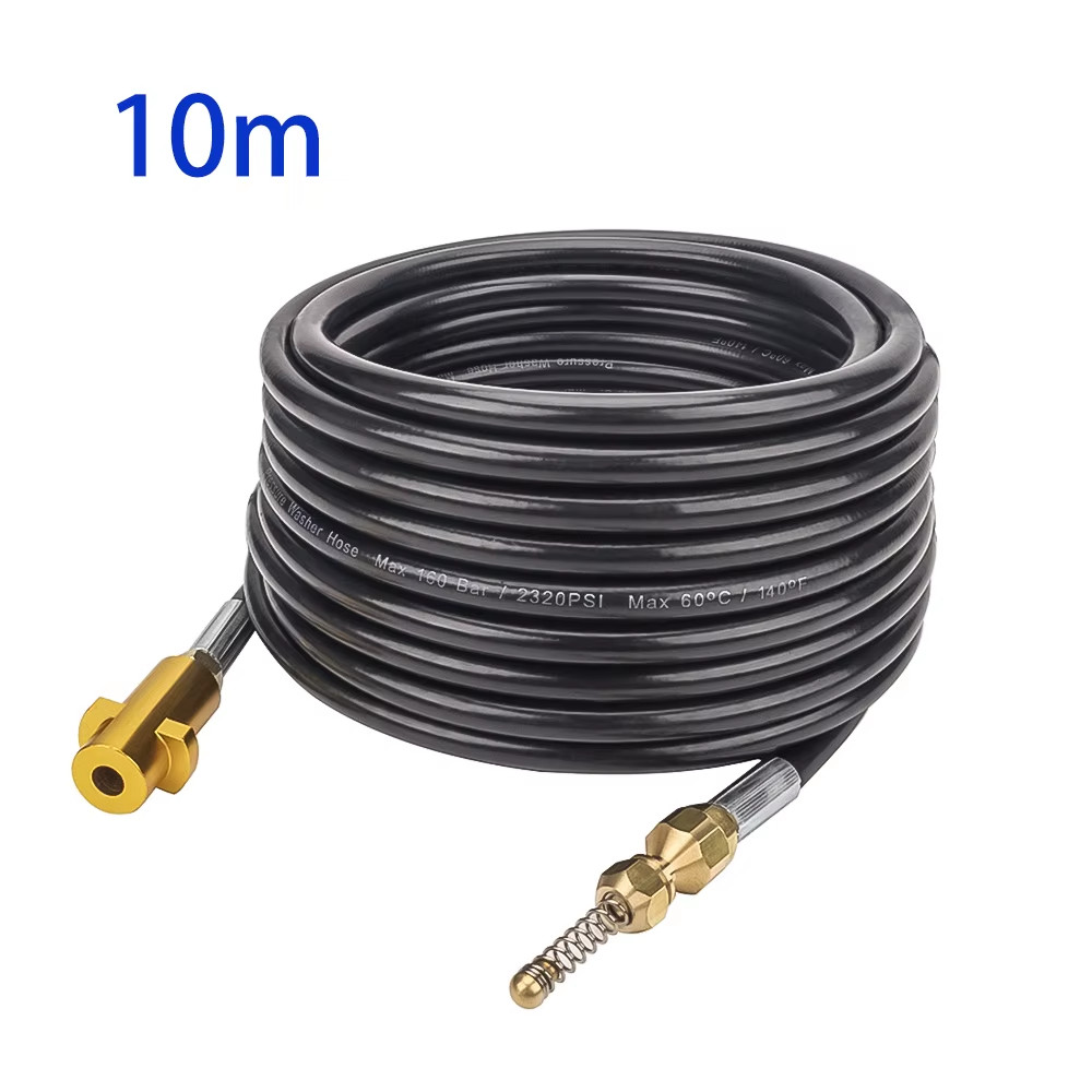 6~20 Meters 2320Psi 160Bar High Pressure Washer Sewer Drain Water Cleaning Hose