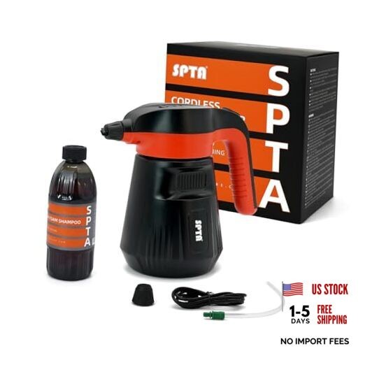 Pressure Foam Sprayer, 2.25L/76 oz Electric Pressurized Soap Sprayer Car Foam