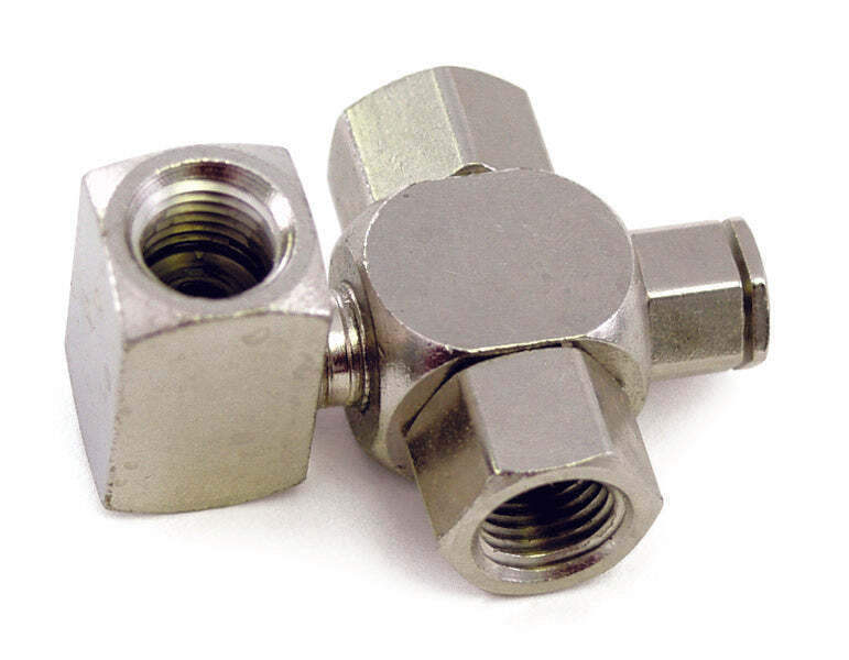 Nozzle Holder, Rollover Twist, Dual 1/4″ FPT In/Out, 1000 PSI