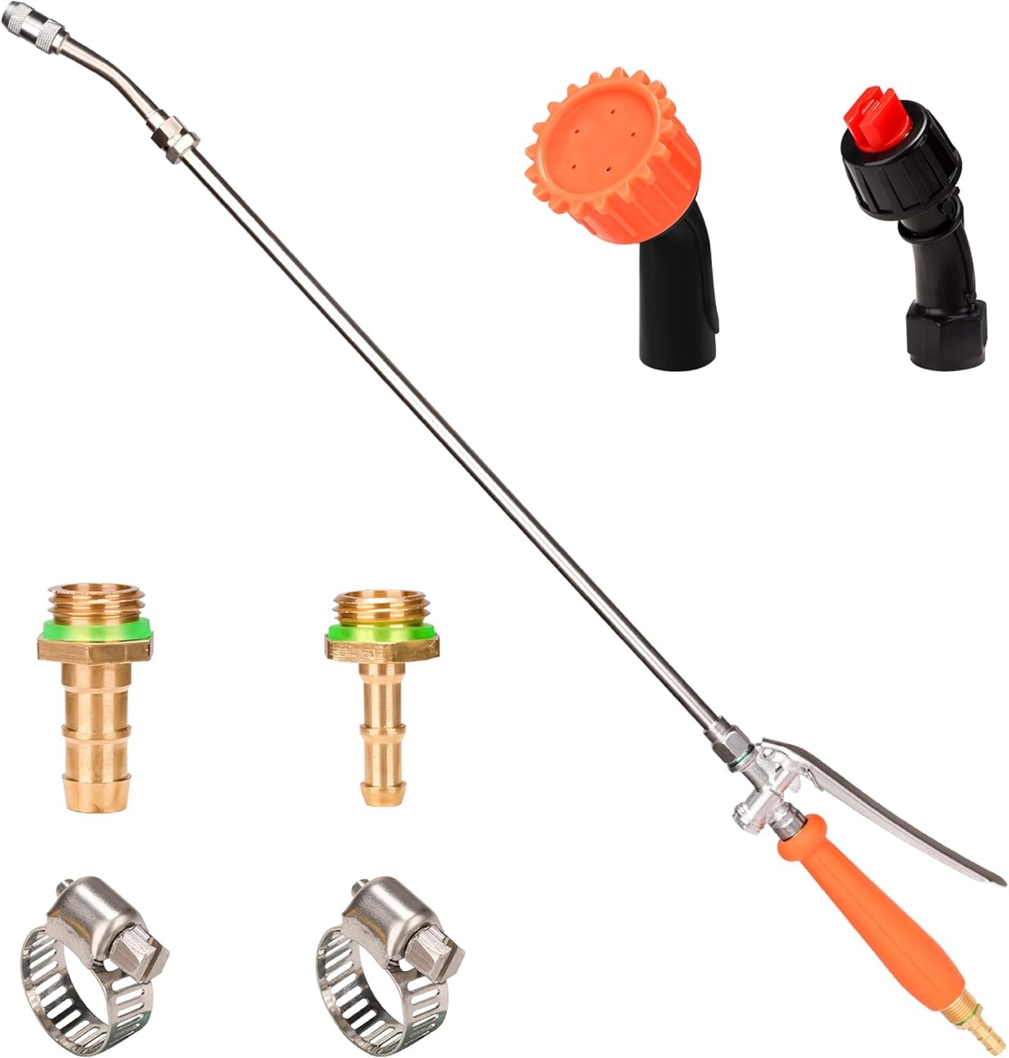 Sprayer Wand with 4 Different Types of Nozzles, Replacement Sprayer Wand with…