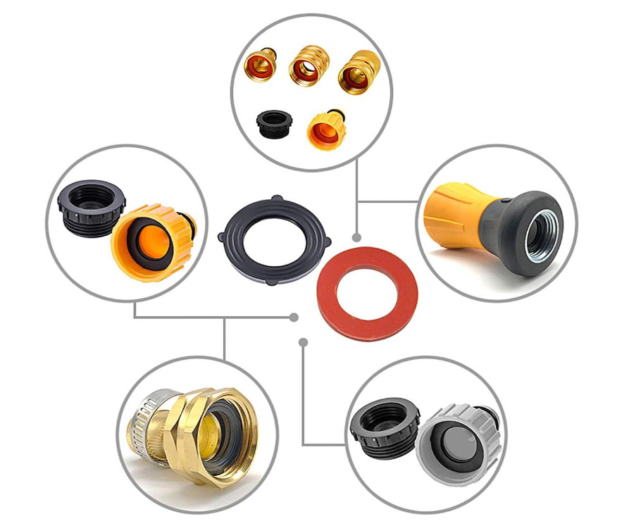 Arandelas de goma para manguera 3/4”, sellos resistentes, pack 32 unidades
