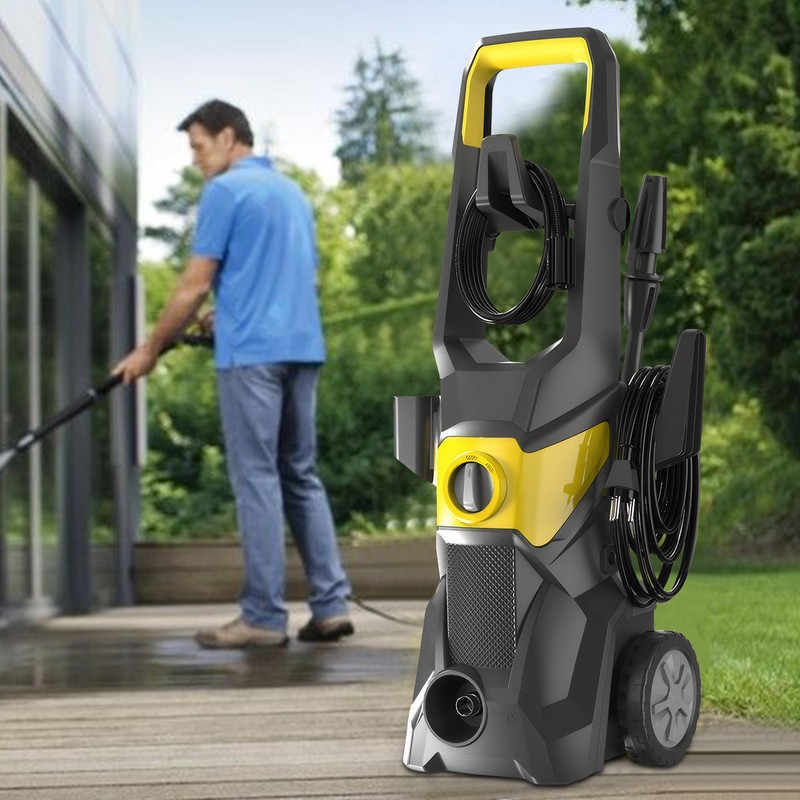 220V Electric Pressure Washer 1600W 100Bar Power Jet Wash for Car Patio Yard US