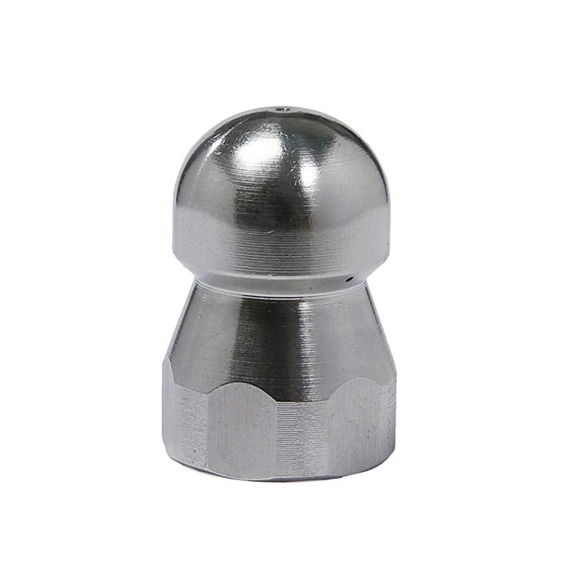 1PC Pressure Washer Drain Cleaner Pipe Dredge Spray Nozzle 1 Front 3 Rear Jetter
