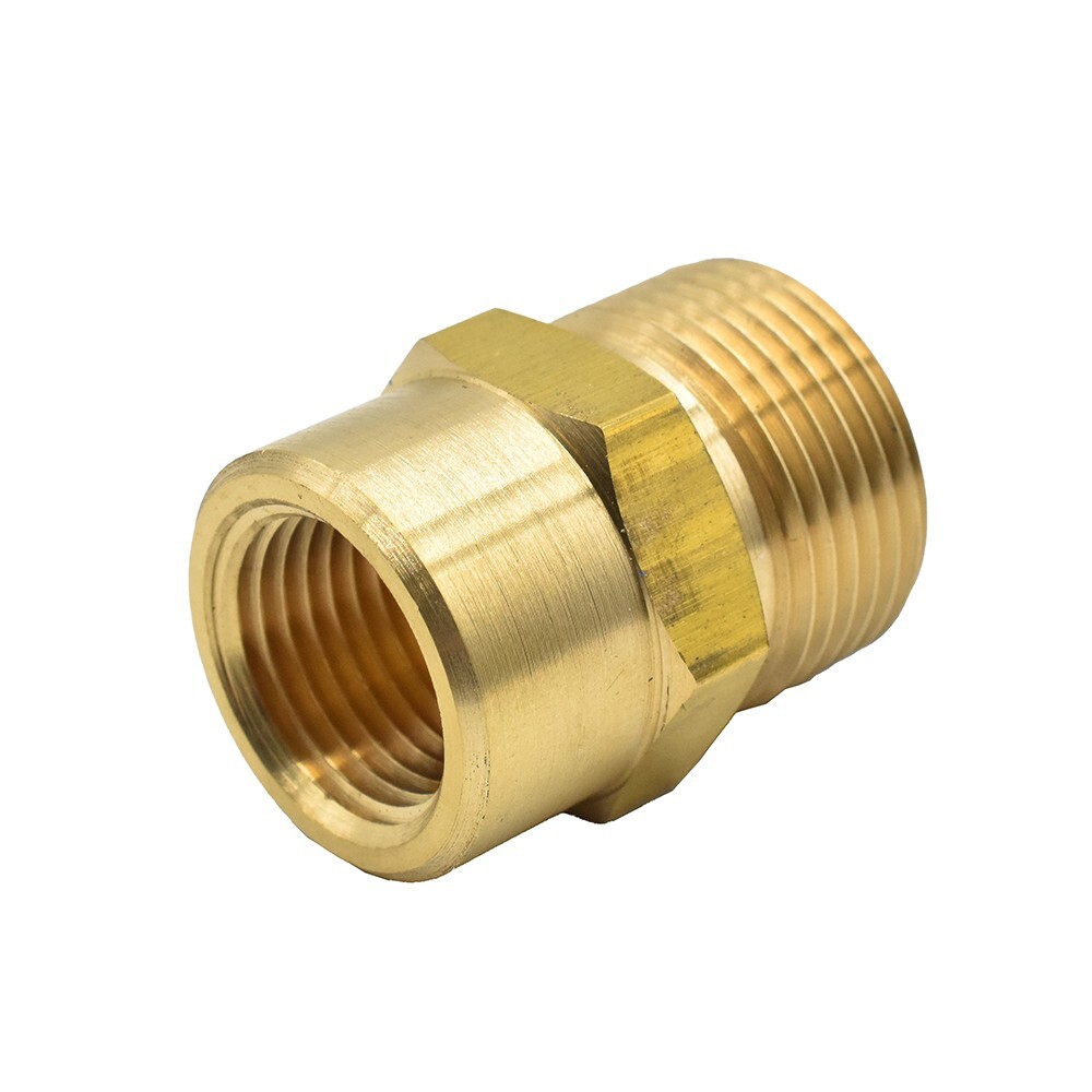Interstate Pneumatics PW7150 Pressure Washer M22 x 1/4 Inch FNPT Brass Adapter