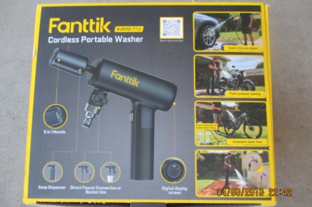 Fanttik K200 Flip Cordless Portable Washer 5-in-1 Nozzle