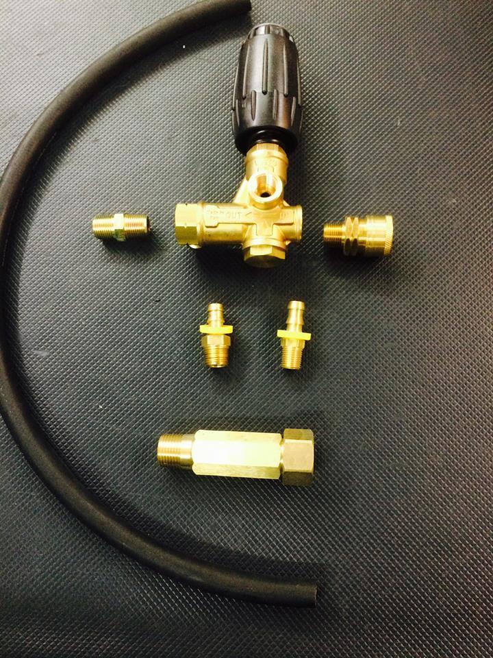 High Qlty AL606 / AL607 Pressure Washer Regulator/Unloader Valve Complete Assy