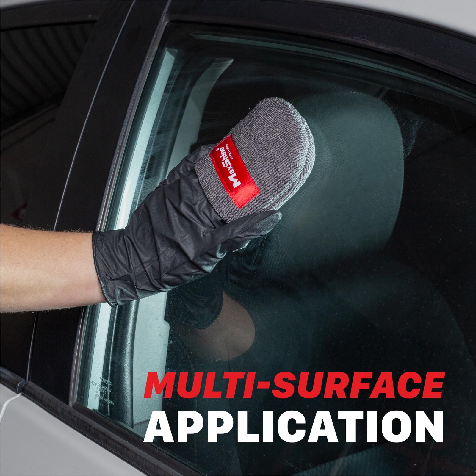 2 Pack Microfiber Coating Applicator Pads Finger Pocket Wax Polish Detailing