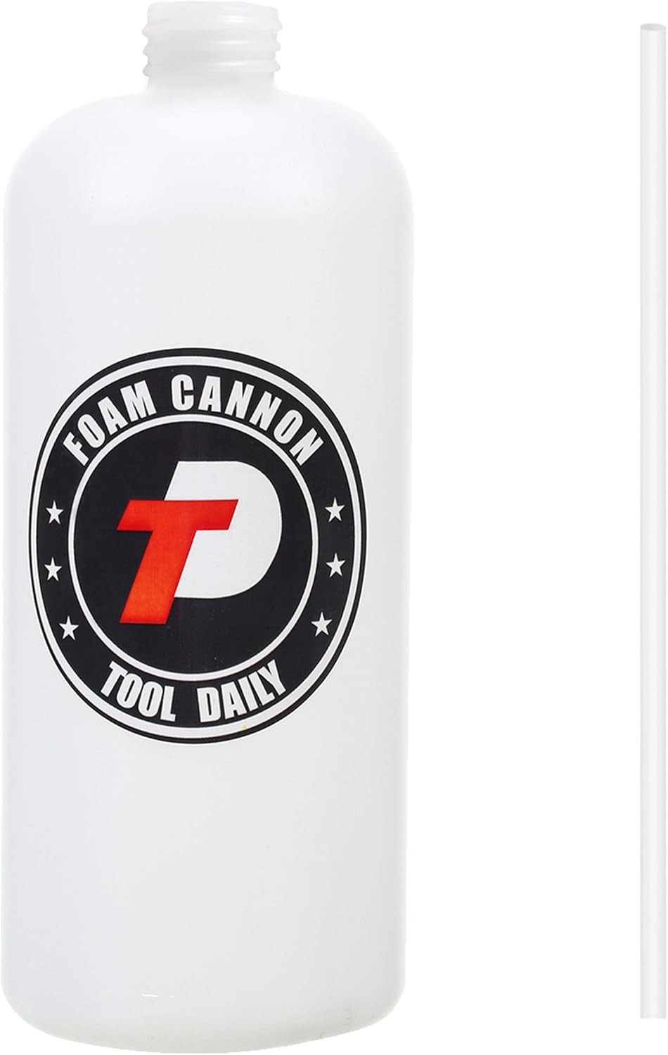 1L Foam Cannon Replacement Bottle with Straw – Ideal for Car Wash & Detailing