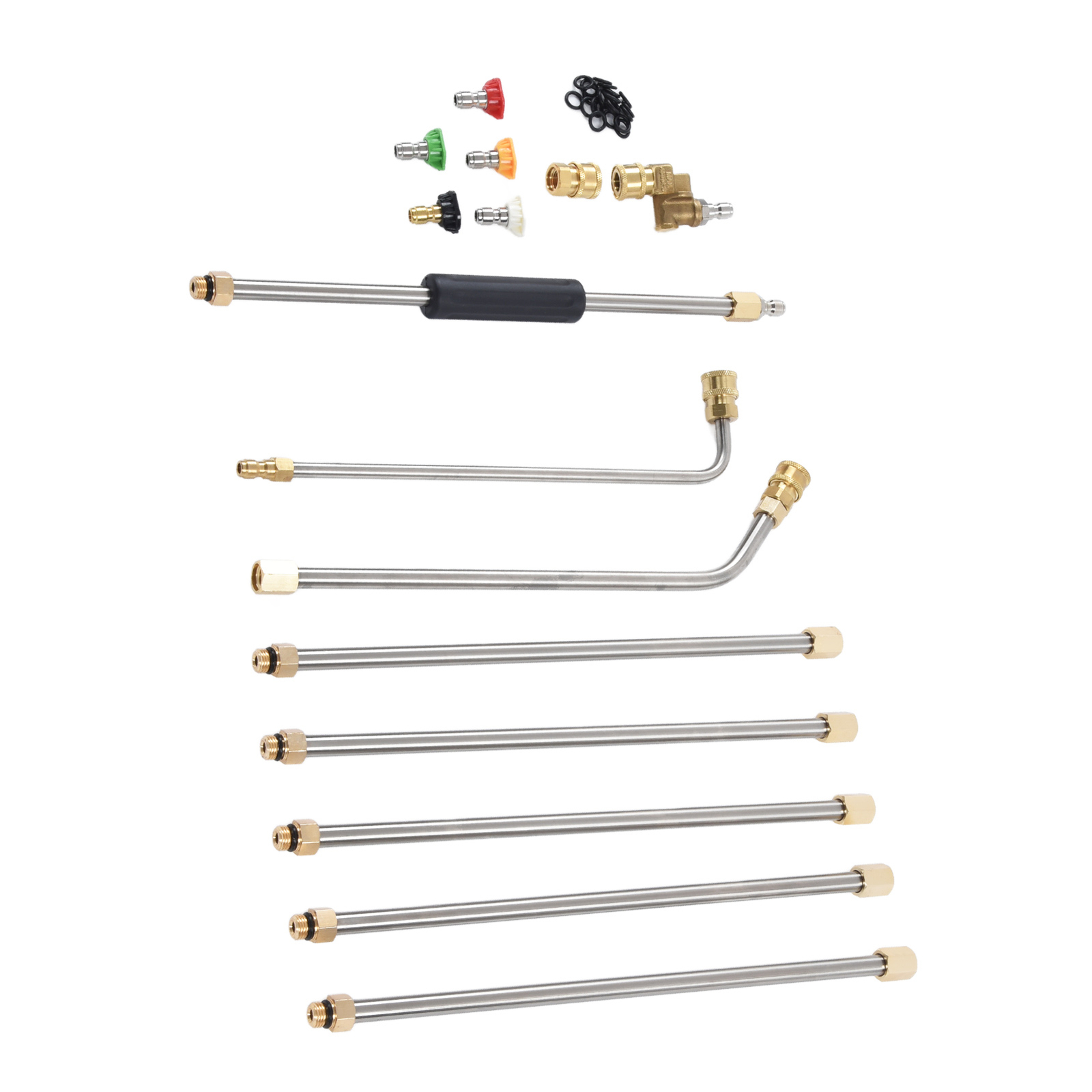 Pressure Washer Extension Wand Lance Accessory Tool Set Kit For Washing
