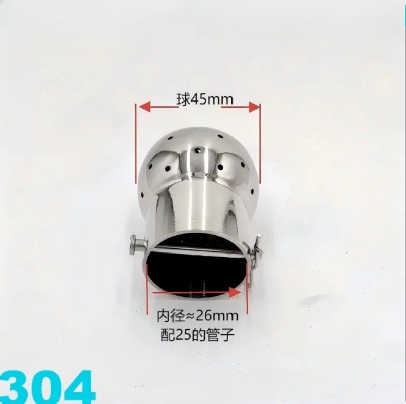 1/2″ 3/4″ 1″ BSP Female 304 Stainless Fix Spray Ball Tank Cleaning CIP canister