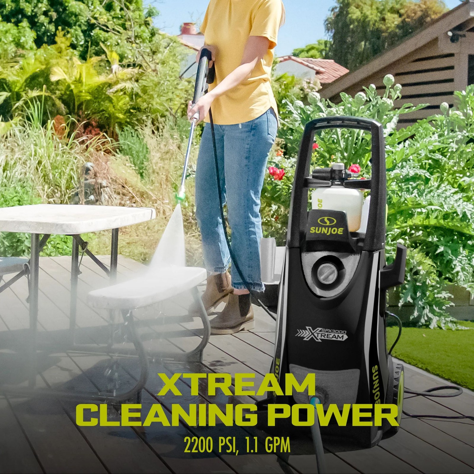 Sun Joe XTREAM Clean Electric Pressure Washer with 34″ Wand